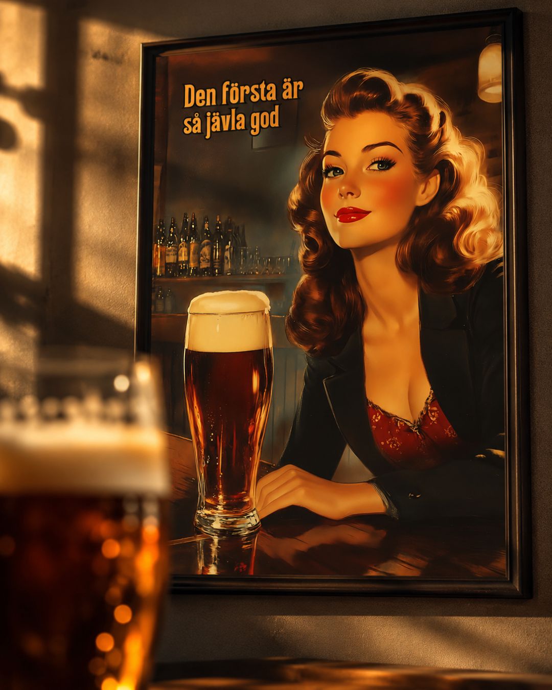 Den första är så jävla god - Poster